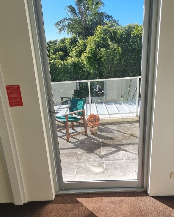 Before - shower screen